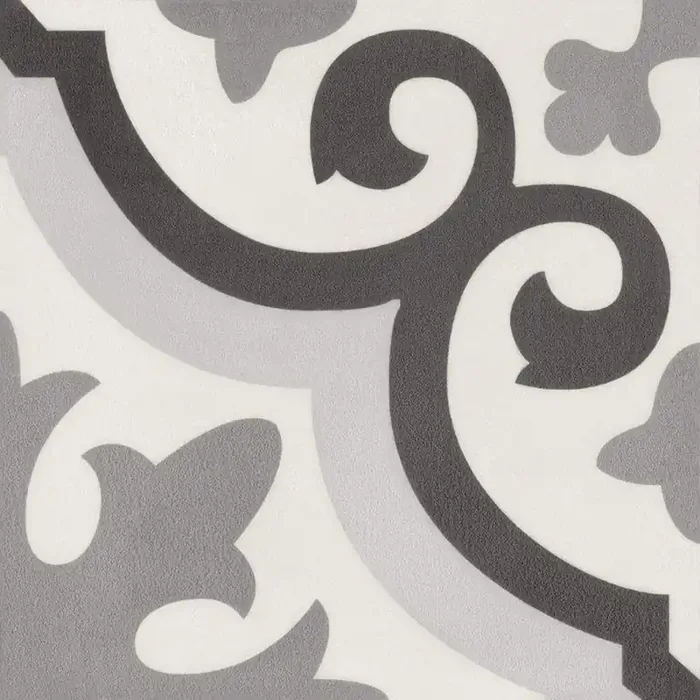 Lyon Dekor 3 Feinsteinzeug glasiert, matt Rundkante 18x,6×18,6×0,8