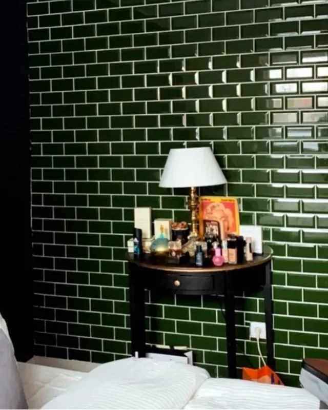 Metrofliesen Flaschengrün 7,5×15 cm