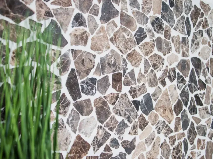 Mosaik Bruch Rustic Marble Braun 30x30cm