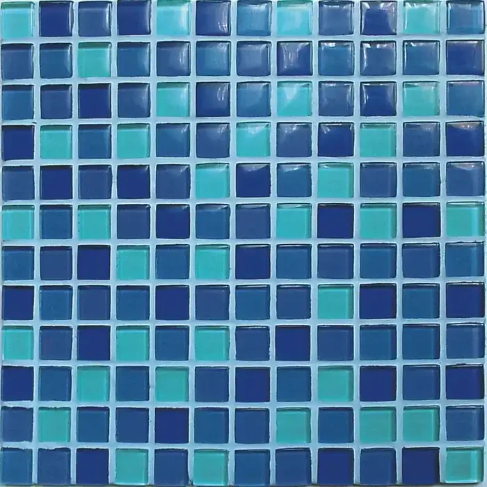 Mosaik Crystal 30×30 – Sky Glossy Mix Lucido