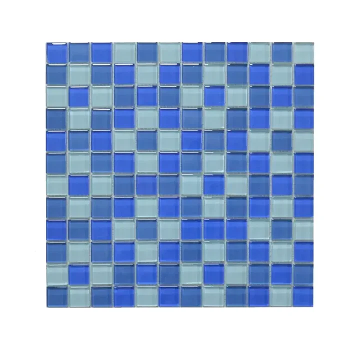 Mosaik E2216 Glas blau mix 30×30 cm