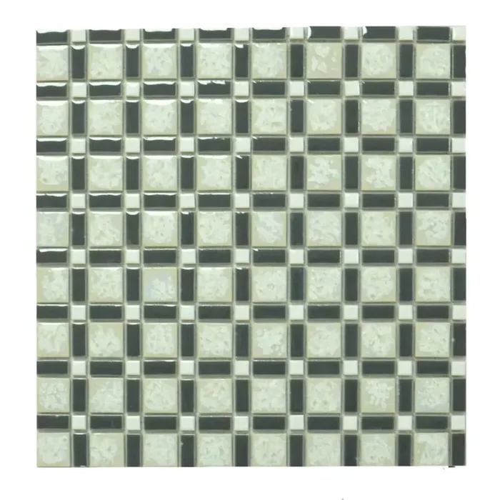 Mosaik E2808 Japan Perlmutt graugrün weiß creme 32×32 cm I.Sorte