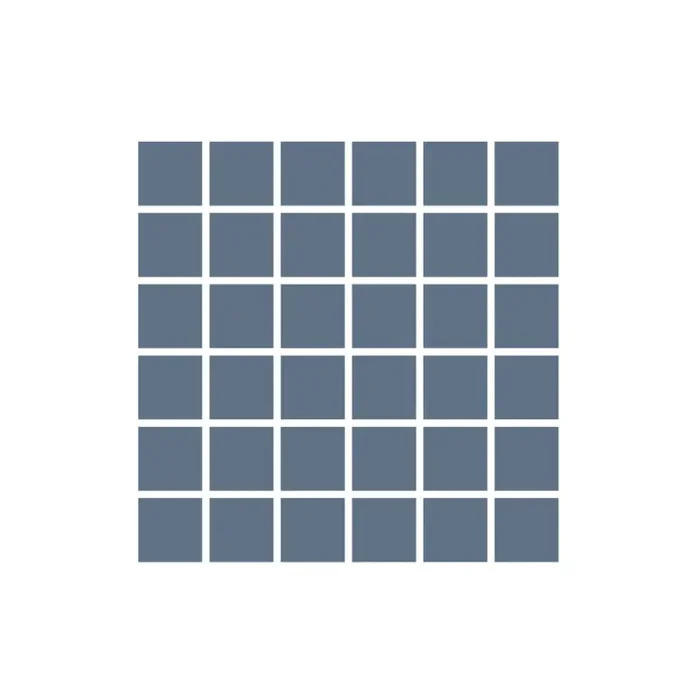 Mosaik Erding 5 x 5 cm Silver