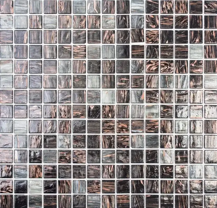 Mosaik Glamour Dunkelgrau 33x31cm