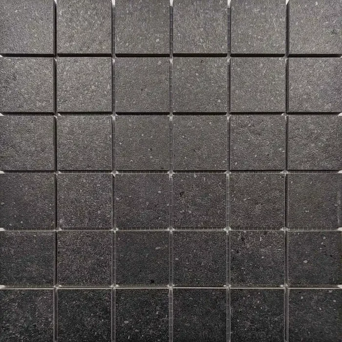 Mosaik Gravel 5 x 5 cm Black