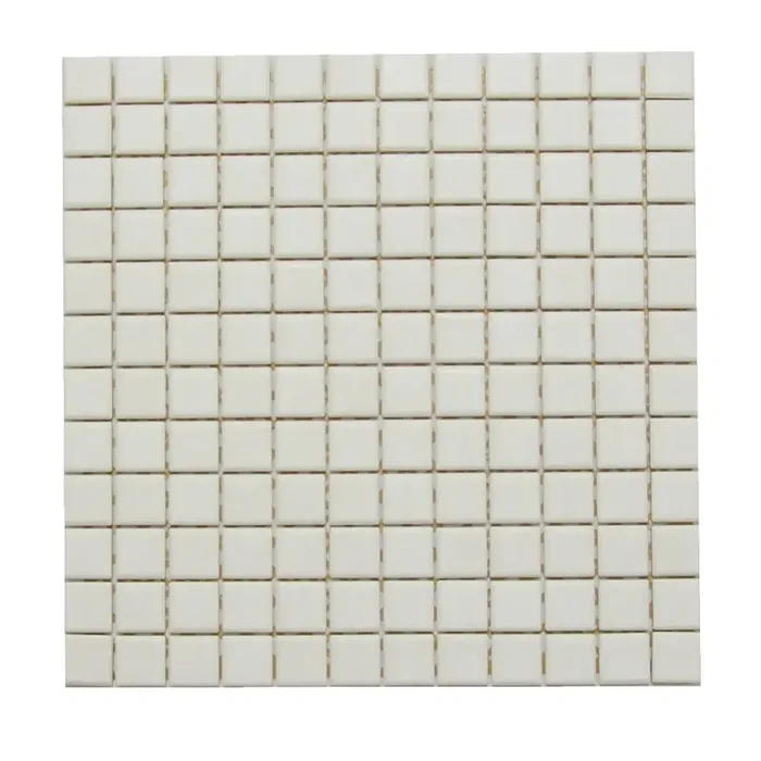 Mosaik Jasba E1110 3100H Paso naturweiß weiß 31×31 cm