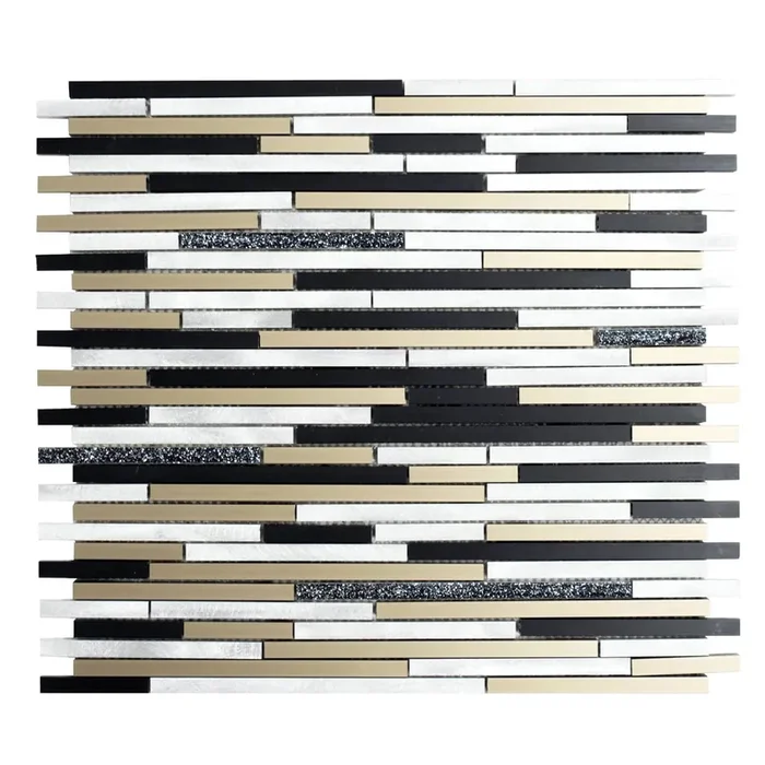 Mosaik Metal Effects Mehrfarbig 30x30cm