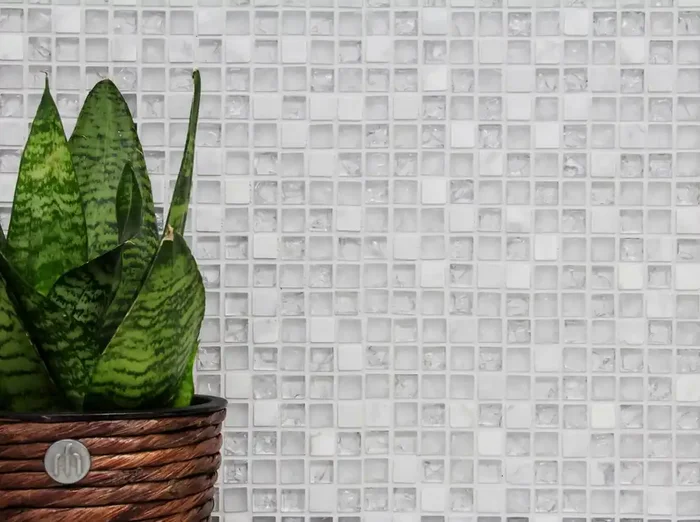 Mosaik Mix Devotion Weiß 31x31cm