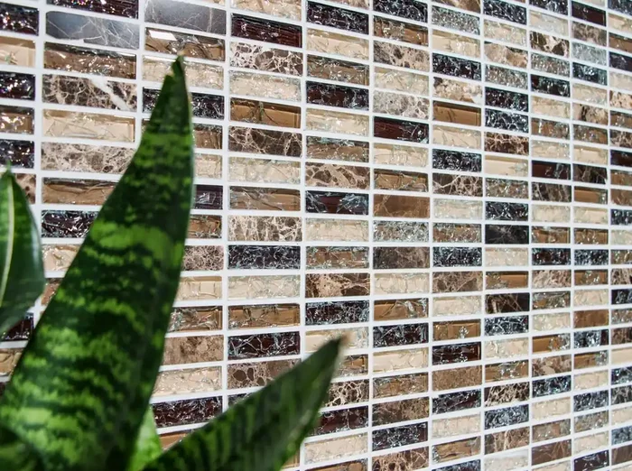 Mosaik Mix Ice Beige-Braun 32x31cm