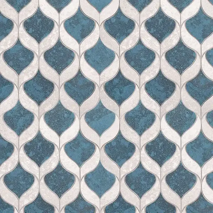 Mosaik Oxide Florenz 30 x 30 cm Bluewhite