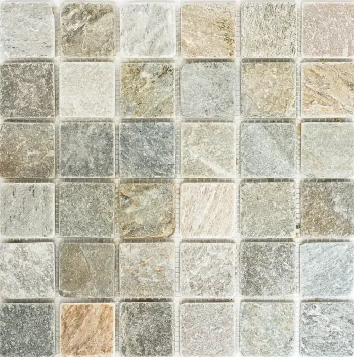 Mosaik Rustic Stone Beige-Grau 31x31cm