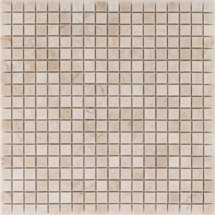 Mosaik Tarsus Beige poliert 8mm Mosaik – – 30,5×30,5