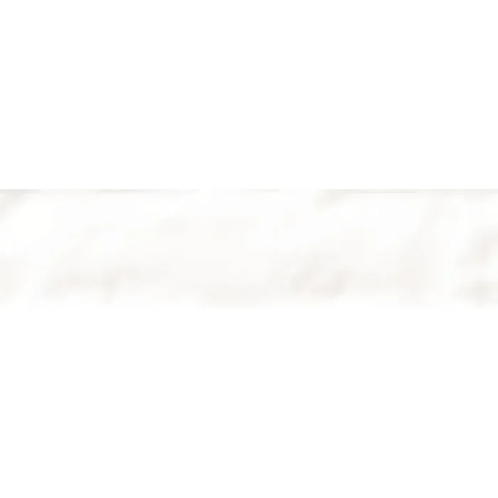 Mumbai Weiß Wandfliese glasiert, glänzend Rundkante 6x25x1