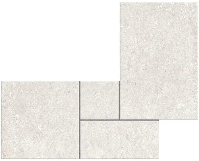 Muster 20×20 cm für Unicom Starker Pierre Neuve Blanc Rekt. Matt Modul Modul R10/B Art.-Nr. 9212