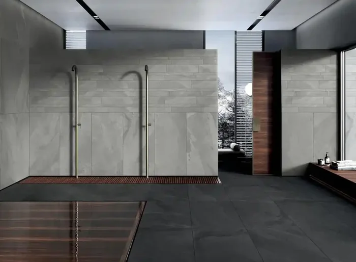 Muster 30×60 cm für Unicom Starker Brazilian Slate Silk Grey Matt Bodenfliese 60X120 R10/A Art.-Nr. 8469