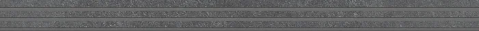 Musterfliesenstück für Agrob Buchtal Xeno Anthrazit Treppenkante 60X4 R10/A Art.-Nr. 432626