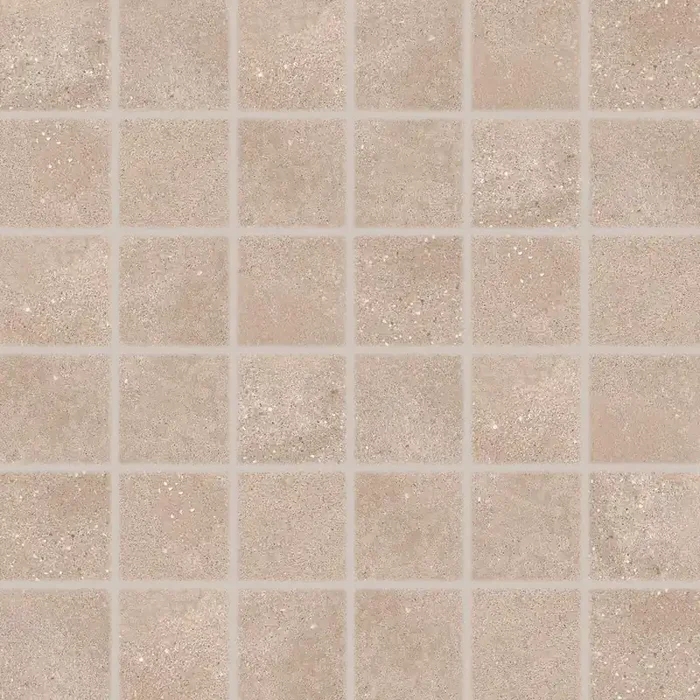 Musterfliesenstück für FKEU Kollektion Stonewalk Dunkelbeige Mosaikfliese 5×5 R10/B Art.-Nr. FKEU0991843