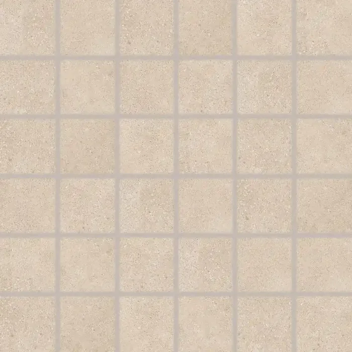 Musterfliesenstück für FKEU Kollektion Stonewalk Hellbeige Mosaikfliese 5×5 R10/B Art.-Nr. FKEU0991837