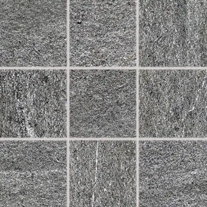 Musterfliesenstück für FKEU Kollektion Terraquarz Dunkelgrau Mosaikfliese 30X30/1 R10/B Art.-Nr. FKEU0991380