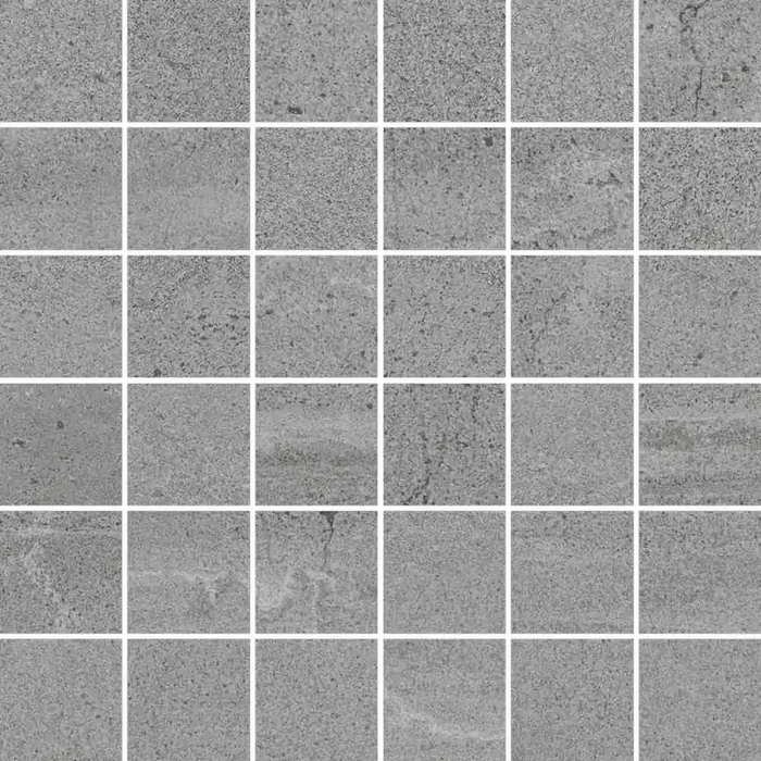 Musterfliesenstück für Nord Ceram Tecno Stone Grau Mosaikfliese 5×5(30×30) R10/B Art.-Nr. Y-TST7110