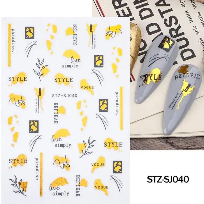 Nail Sticker Abstrakt 5