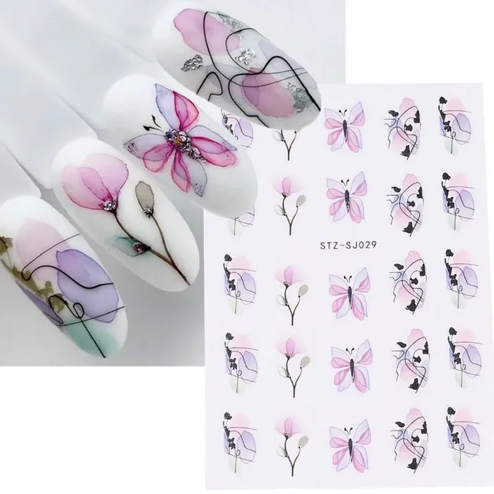 Nail Sticker Blume 21