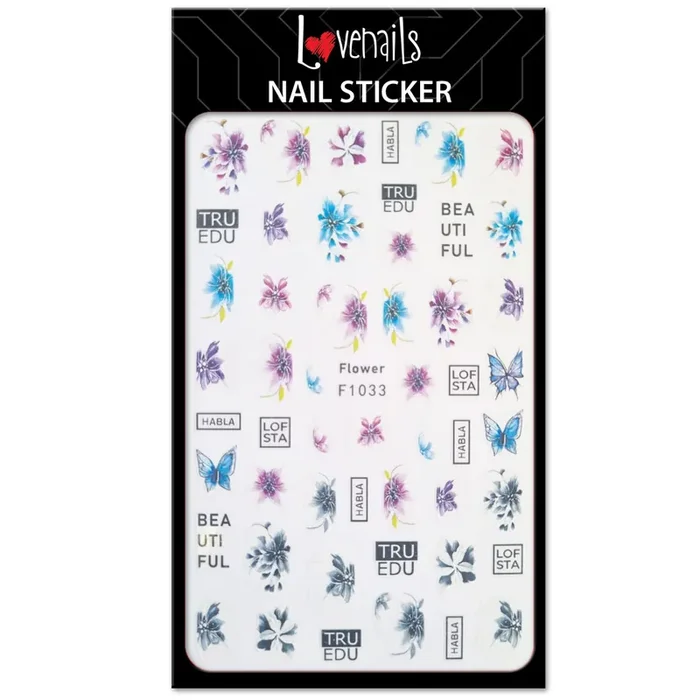 Nail Sticker Blume 38
