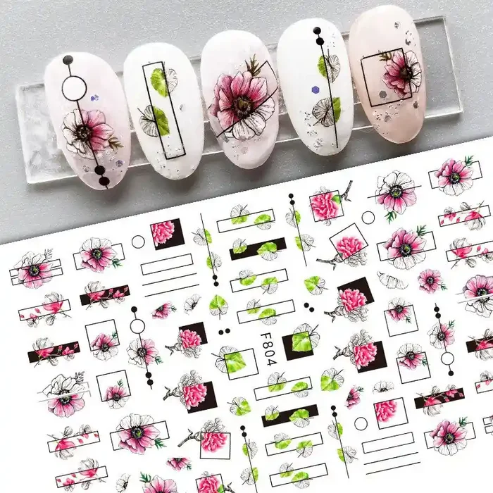 Nail Sticker Blumen 12