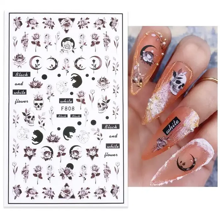 Nail Sticker Blumen 6
