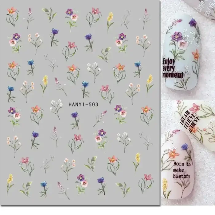 Nail Sticker Frühling 7