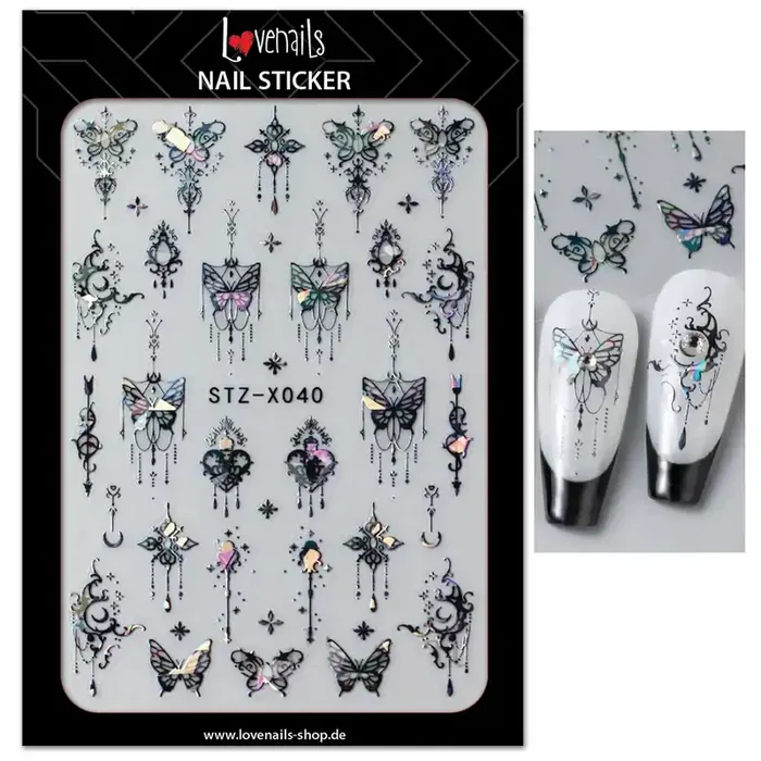 Nail Sticker Holo Mandala