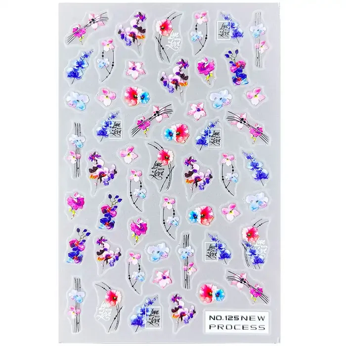 Nail Sticker No-125 Blumen
