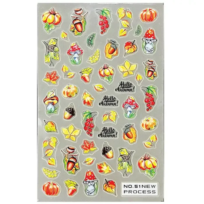 Nail Sticker No-51 Herbst
