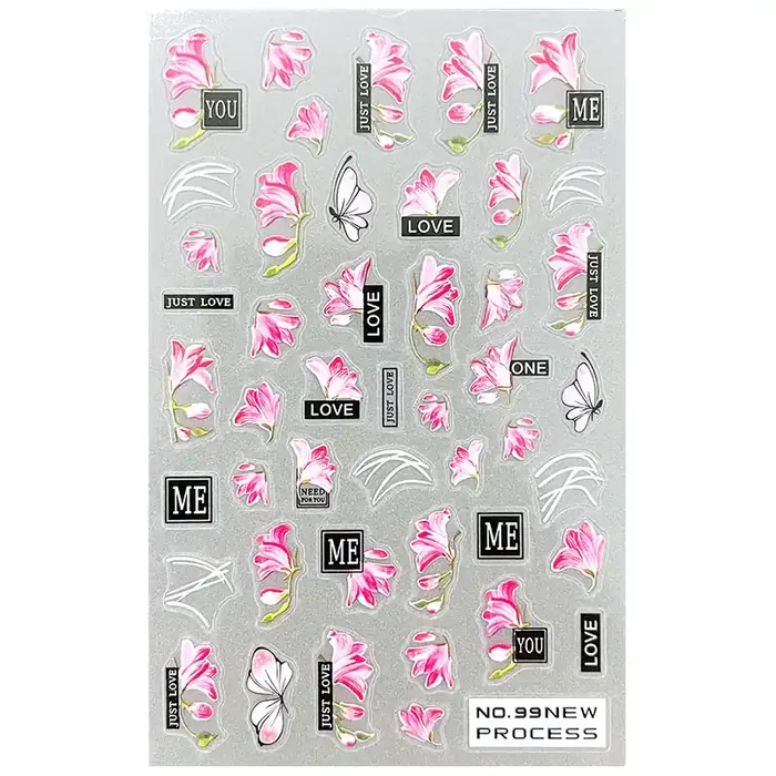Nail Sticker No-99 Blumen