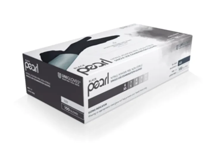 Nitrilhandschuhe Unigloves Black Pearl