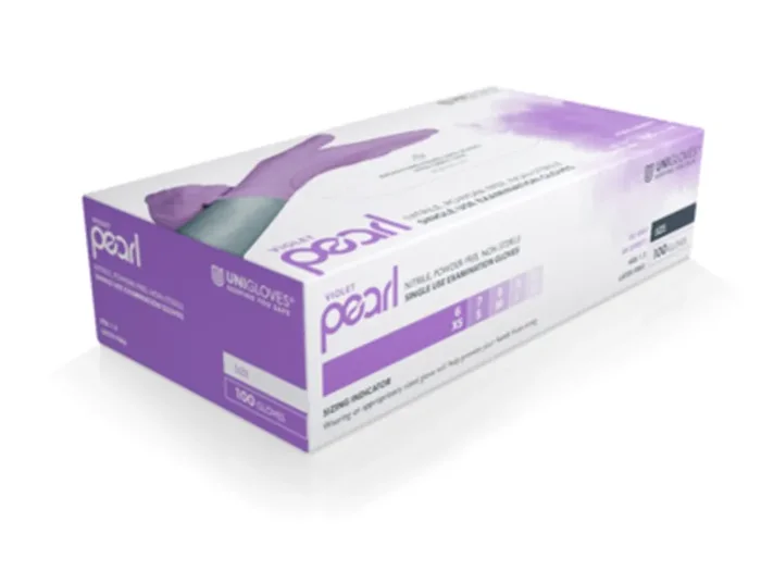 Nitrilhandschuhe Unigloves Violet Pearl