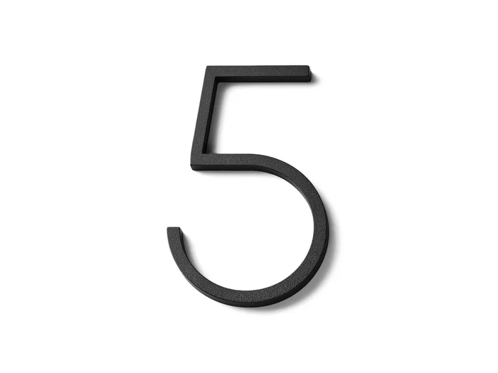 Nummer 5 Zeitgenössischer großer schwarzer Habo