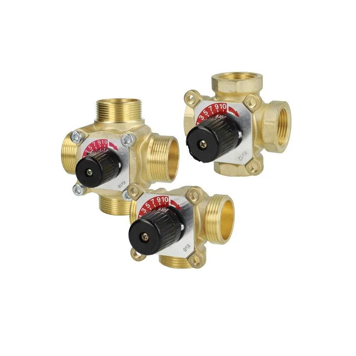 Oeg 3-Wege Mischer Heizungsmischer Mischventil 3/4″ 1″ 1 1/4″1 1/2″ AG Messing