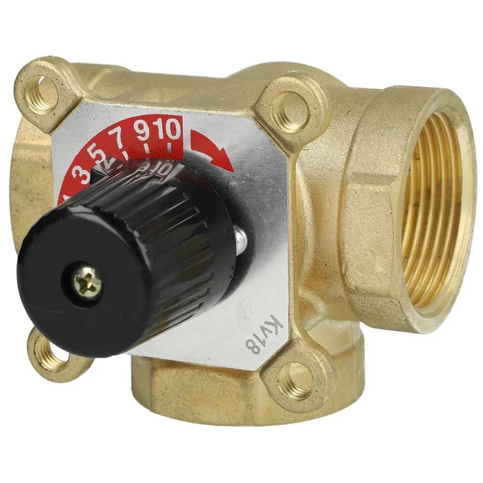 Oeg 3-Wege Mischer Heizungsmischer Mischventil DN 32 1 1/4″ IG Messing