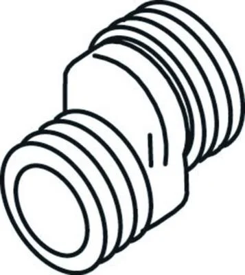 Oras Exzenterkupplung 10 C/C G20 X M26 X 15 Nickel 2er-Pack