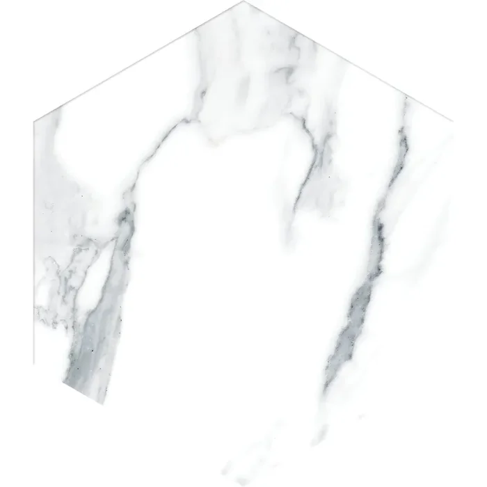 Palermo Swan White Feinsteinzeug glasiert, matt Rundkante 21,5x25x0,9