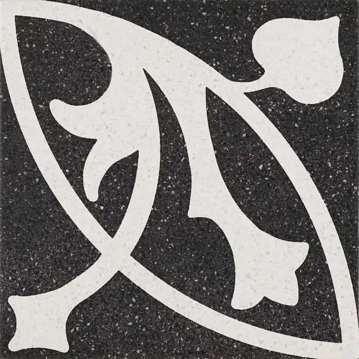 Pamesa Deco Erte Negro Matt Fliese 22,3×22,3 Art.-Nr. 015.826.0003.0032