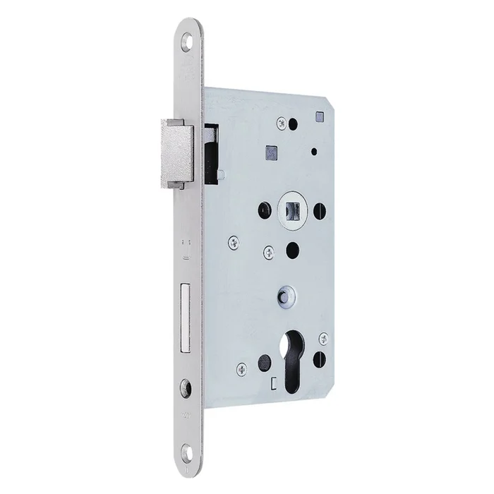 Panik-Einsteckschloss 1201, Panikfunktion D, abgerundet 20/55/72/9 mm DIN links