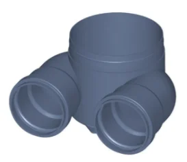 Poloplast Deckendose 2×75, DN125