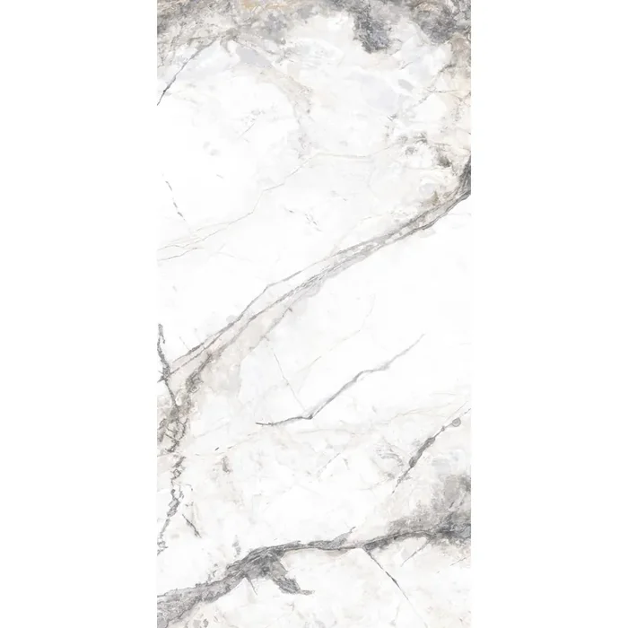 Prem. Marble Vasala Weiss Feinsteinzeug glasiert, glänzend rektifiziert 60x120x0,9