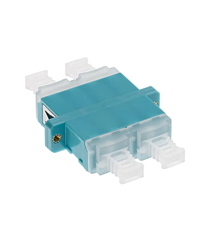 Premium LC-Quad Kupplung MM Polymer Hülse aqua