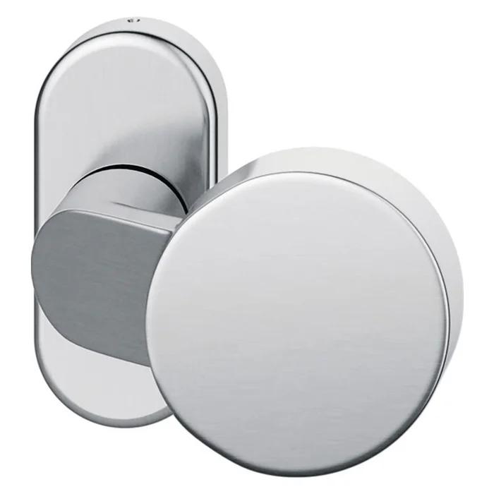 Profiltürflachknopf 07 0809, Edelstahl, fest, FSB