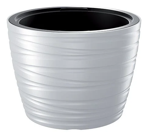 PROSPERPLAST Blumentopf MAZE Ø 47,5 x 34,9 cm (weiß)