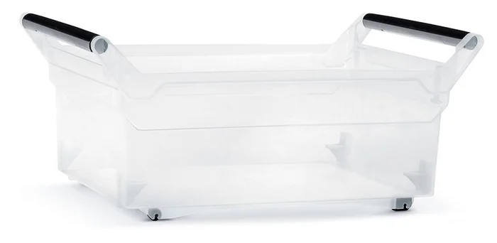 PROSPERPLAST Box Nuk niedrig, 578 x 379 x 252 mm (transparent)