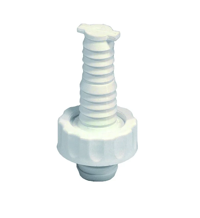 Purus PP-Schlauchnippel R25 mit Mutter/Dichtung